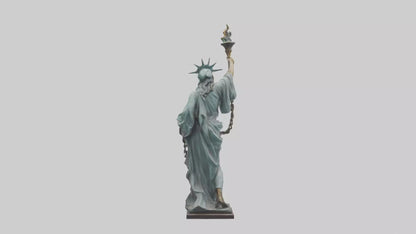 3D model Liberty through Struggle statue model VR / AR / low-poly
