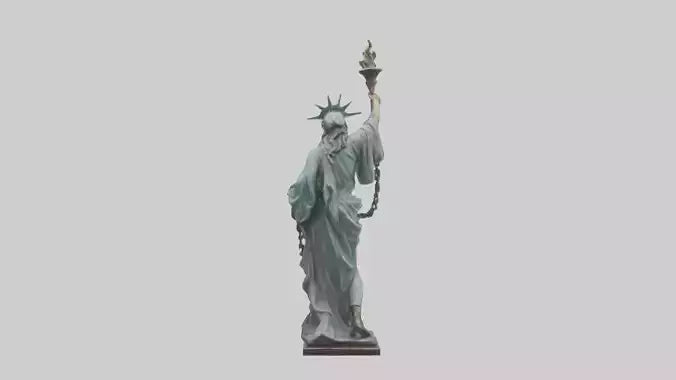 3D model Liberty through Struggle statue model VR / AR / low-poly