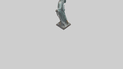 3D model Liberty through Struggle statue model VR / AR / low-poly
