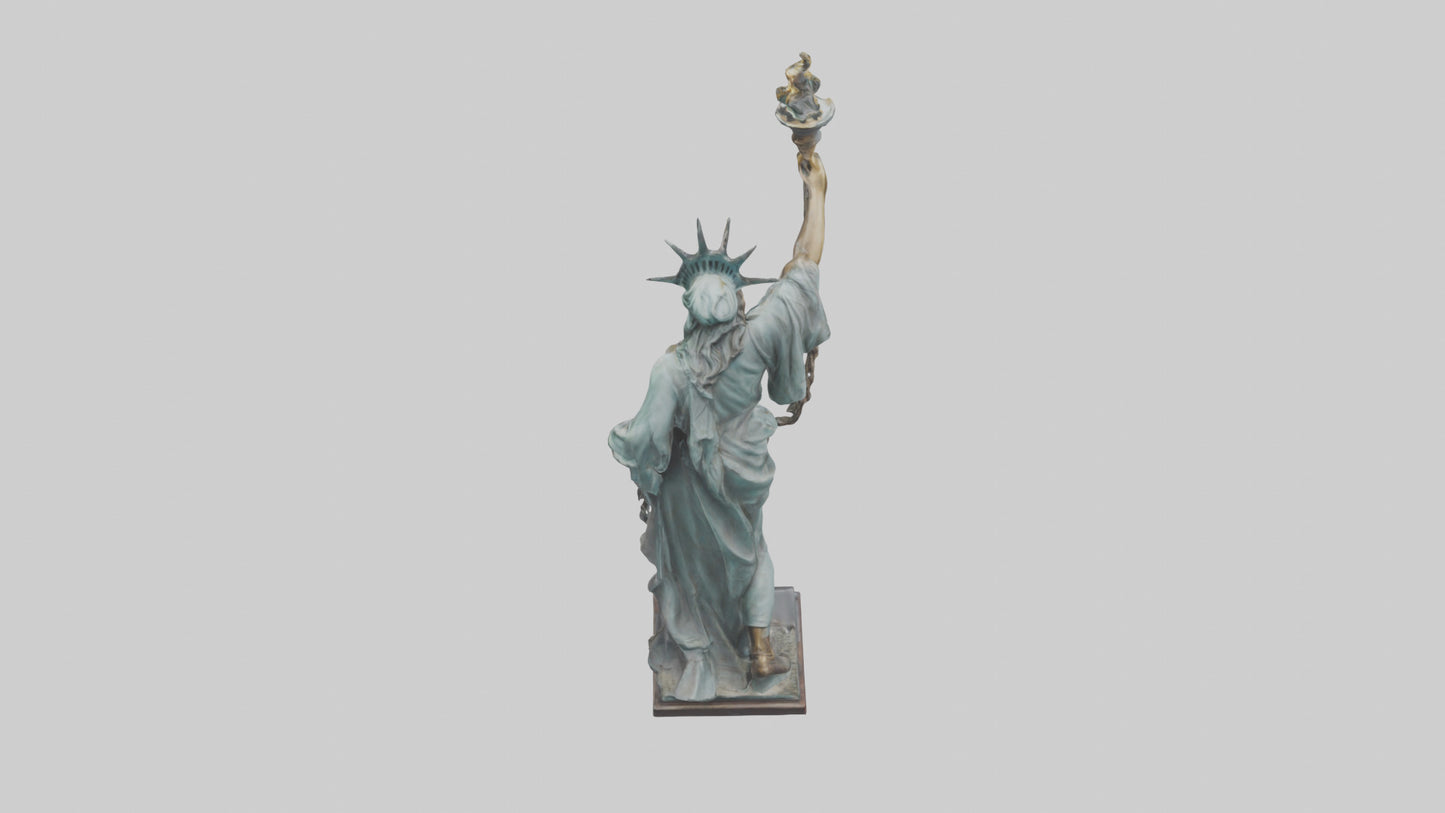 3D model Liberty through Struggle statue model VR / AR / low-poly