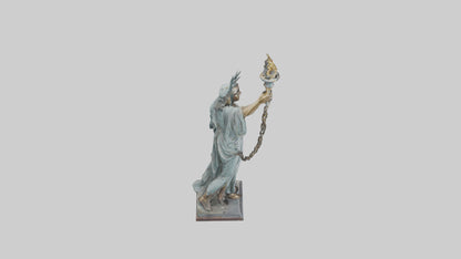 3D model Liberty through Struggle statue model VR / AR / low-poly