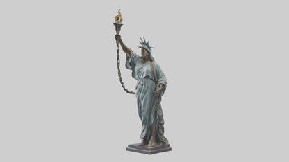 3D model Liberty through Struggle statue model VR / AR / low-poly