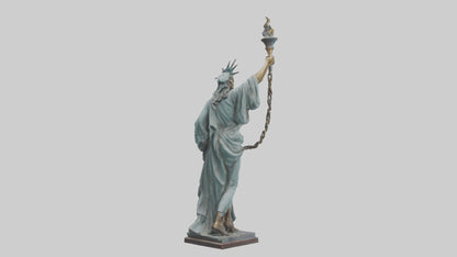 3D model Liberty through Struggle statue model VR / AR / low-poly