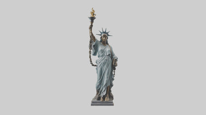 3D model Liberty through Struggle statue model VR / AR / low-poly