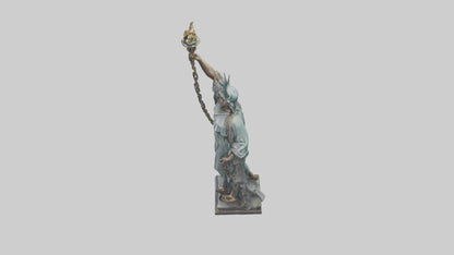 3D model Liberty through Struggle statue model VR / AR / low-poly
