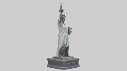 Libertys Call statue model VR / AR / low-poly