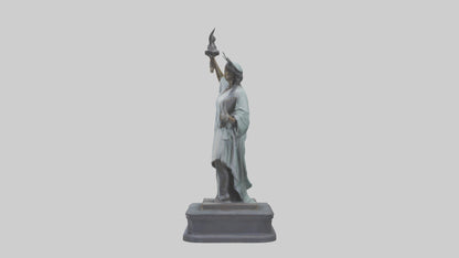 Libertys Call statue model VR / AR / low-poly