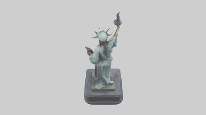 Libertys Call statue model VR / AR / low-poly