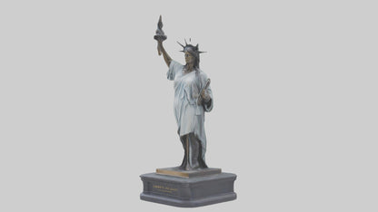 Libertys Call statue model VR / AR / low-poly