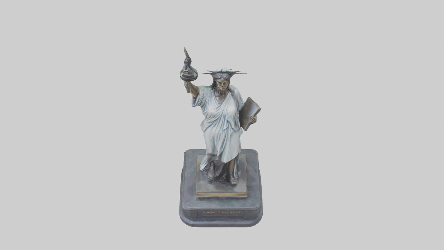 Libertys Call statue model VR / AR / low-poly