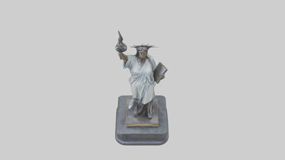 Libertys Call statue model VR / AR / low-poly