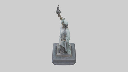 Libertys Call statue model VR / AR / low-poly