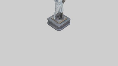 Libertys Call statue model VR / AR / low-poly