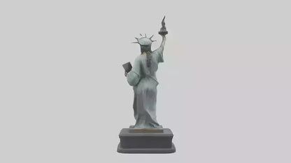 Libertys Call statue model VR / AR / low-poly