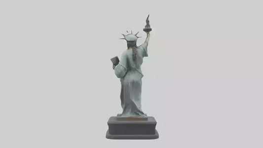 Libertys Call statue model VR / AR / low-poly