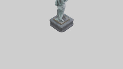 Libertys Call statue model VR / AR / low-poly