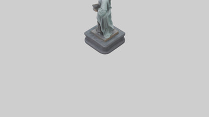 Libertys Call statue model VR / AR / low-poly