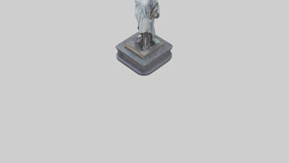 Libertys Call statue model VR / AR / low-poly