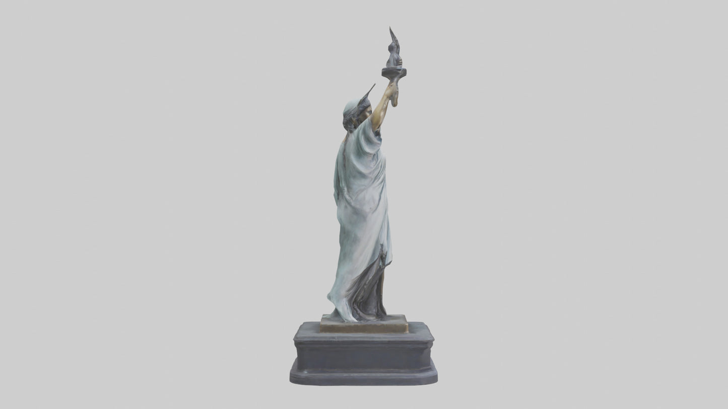 Libertys Call statue model VR / AR / low-poly