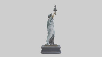 Libertys Call statue model VR / AR / low-poly