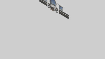 3D model Library VR / AR / low-poly