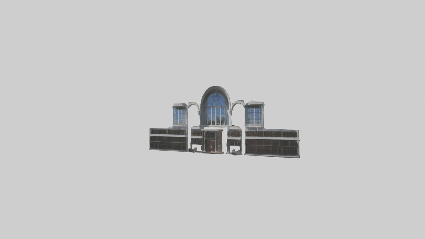 3D model Library VR / AR / low-poly