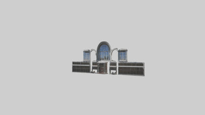 3D model Library VR / AR / low-poly