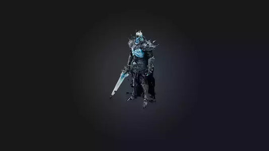 3D model Lich King VR / AR / low-poly