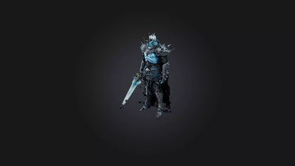 3D model Lich King VR / AR / low-poly