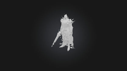 3D model Lich King VR / AR / low-poly