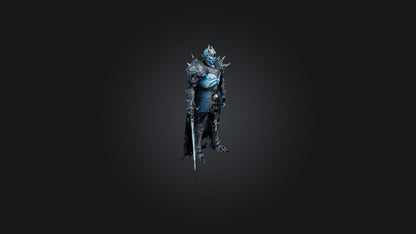 3D model Lich King VR / AR / low-poly