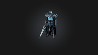 3D model Lich King VR / AR / low-poly