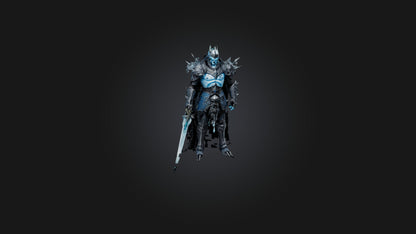 3D model Lich King VR / AR / low-poly