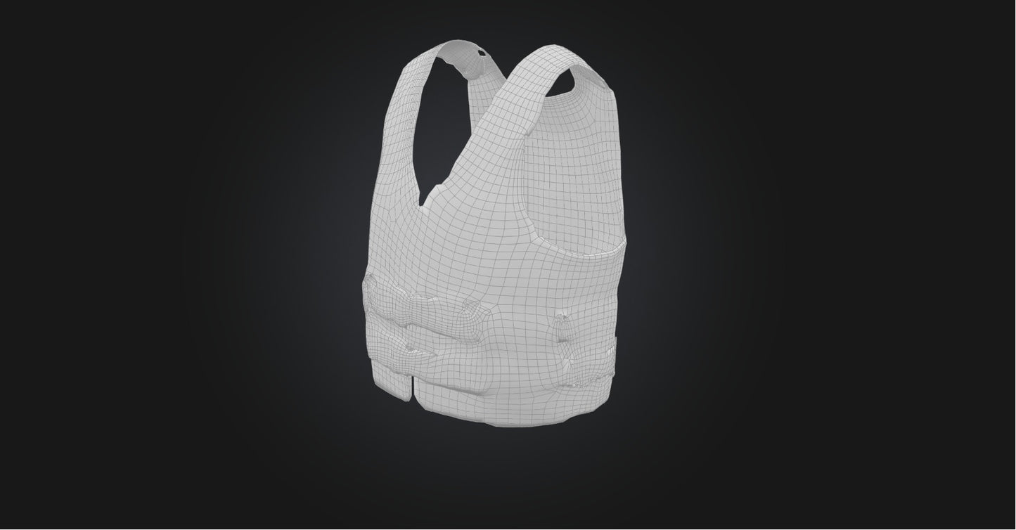 3D model Life jacket VR / AR / low-poly
