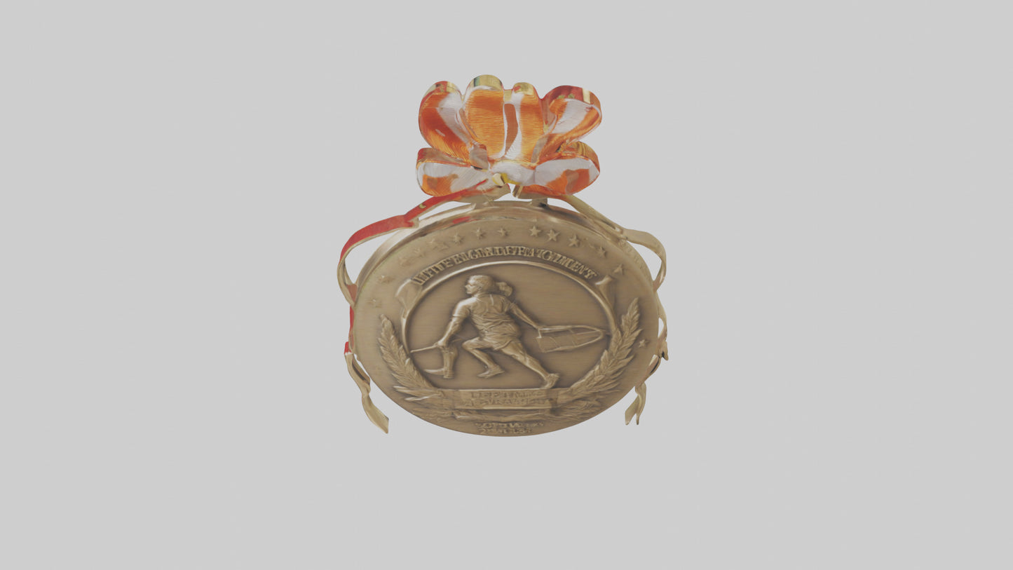Lifetime Achievement Medal model VR / AR / low-poly