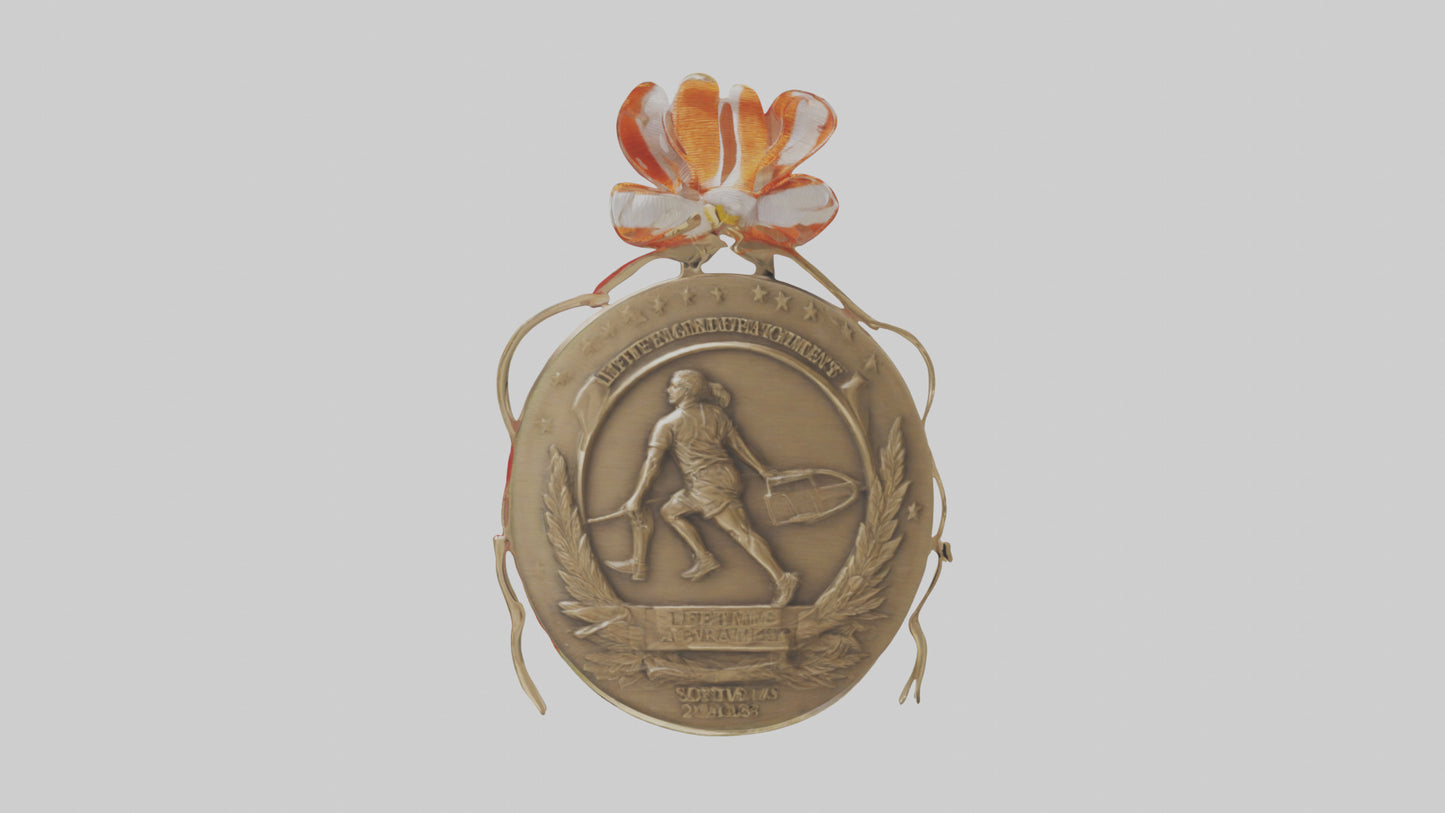 Lifetime Achievement Medal model VR / AR / low-poly