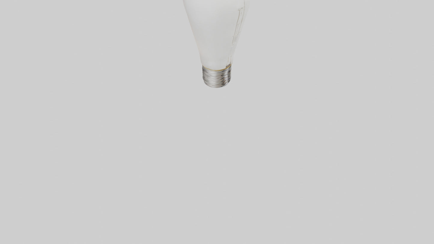 3D model Light bulb model VR / AR / low-poly