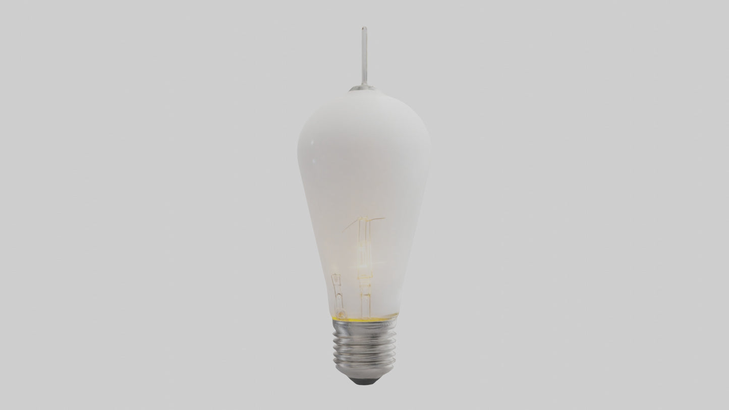 3D model Light bulb model VR / AR / low-poly