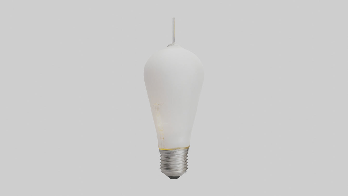 3D model Light bulb model VR / AR / low-poly