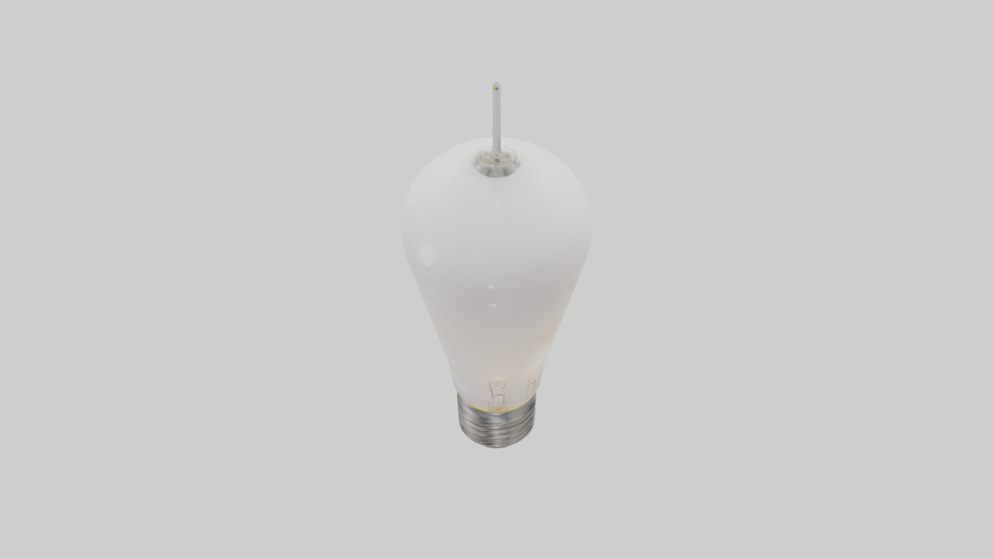 3D model Light bulb model VR / AR / low-poly