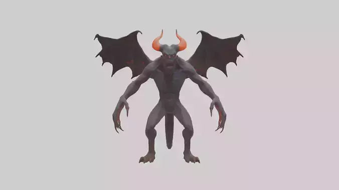 LightEater Demon model VR / AR / low-poly
