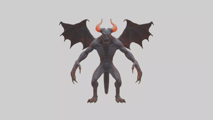 LightEater Demon model VR / AR / low-poly