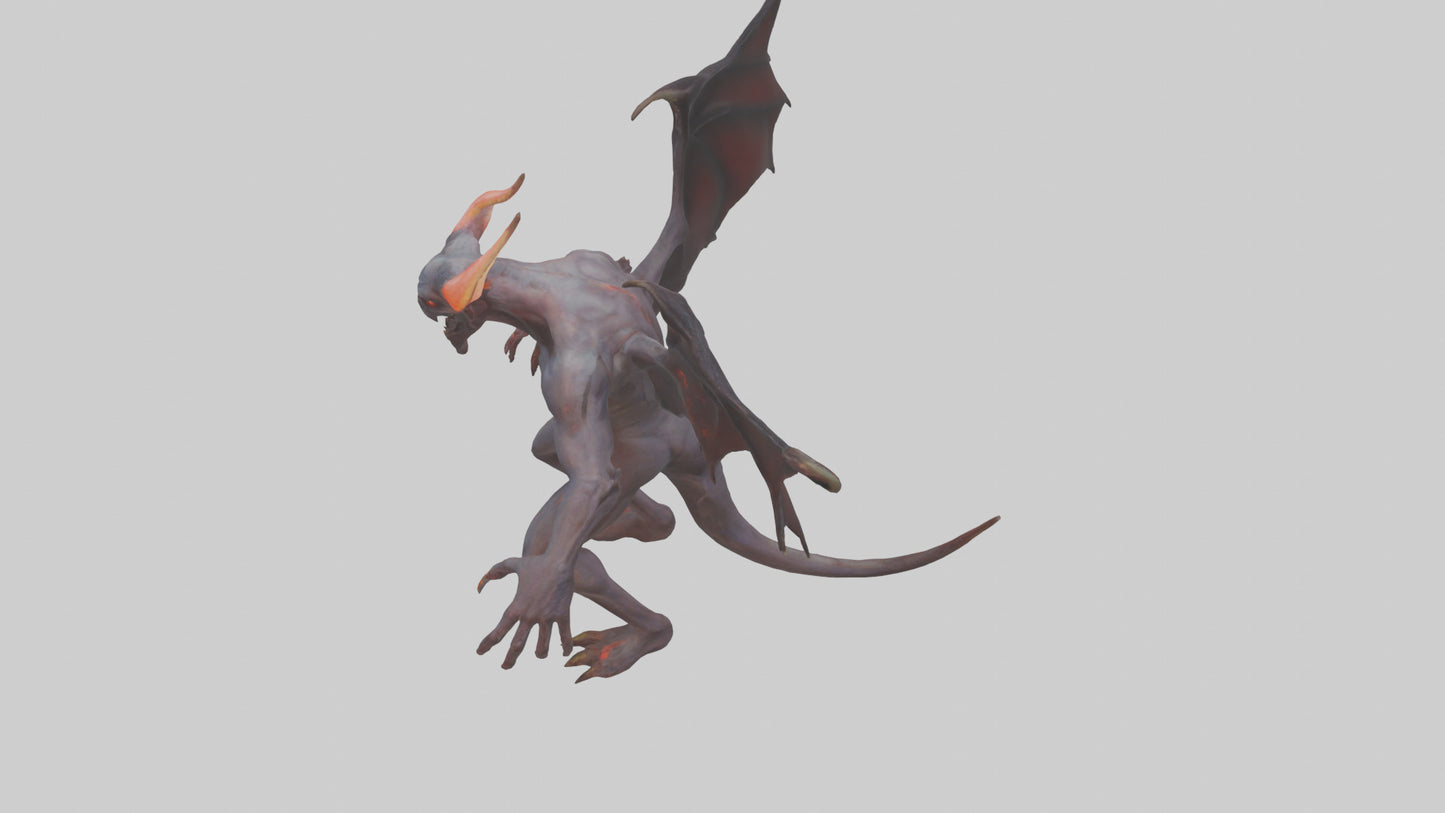LightEater Demon model VR / AR / low-poly