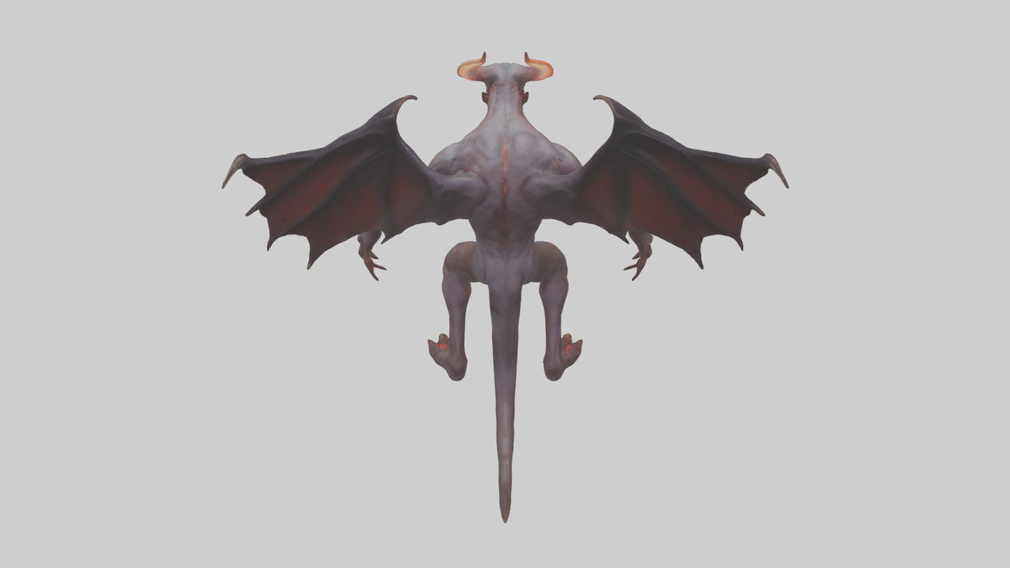 LightEater Demon model VR / AR / low-poly