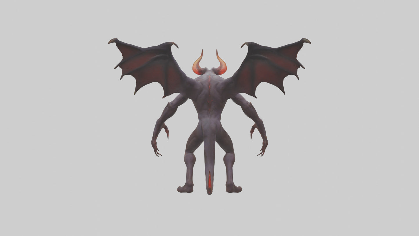 LightEater Demon model VR / AR / low-poly