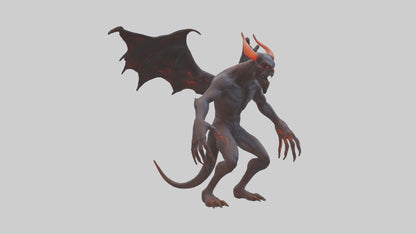 LightEater Demon model VR / AR / low-poly