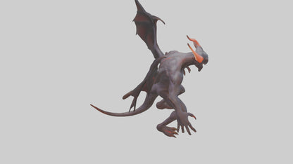 LightEater Demon model VR / AR / low-poly