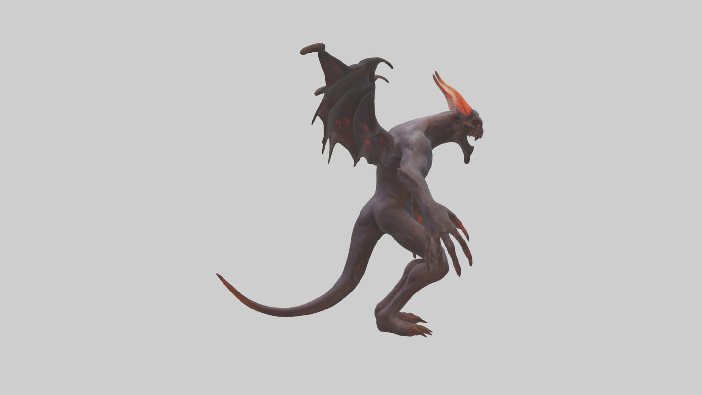 LightEater Demon model VR / AR / low-poly