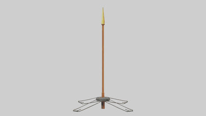 3D model Lightning Rod model VR / AR / low-poly