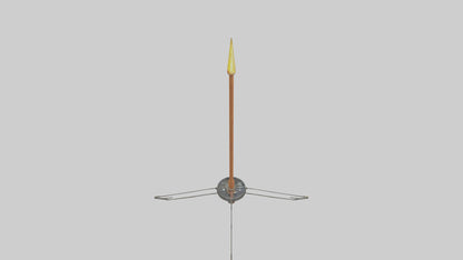 3D model Lightning Rod model VR / AR / low-poly